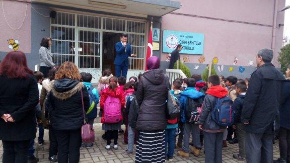 İlçe Milli Eğitim Müdürümüz Sn. İbrahim KİRAZ 2017-2018 Eğitim Öğretim Yılı İkinci Dönemini Okulları Gezerek Açtı.