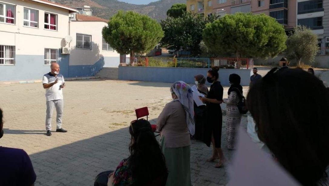 İlçe Milli Eğitim Müdürü Sayın Serdar Ökay ve Şube Müdürü Aykut Çağıran Atatürk İlkokulu'nu Ziyaret Etti