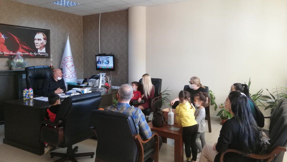 Müzekke Susamcıoğlu Anaokulu'nun İlçe Milli Eğitim Müdürlüğü'ne Ziyareti